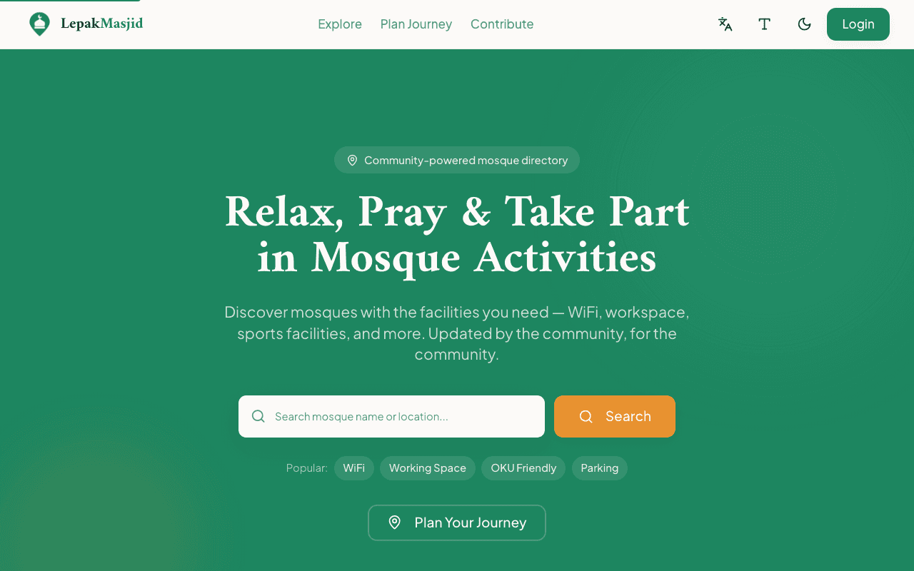 Lepak Masjid screenshot